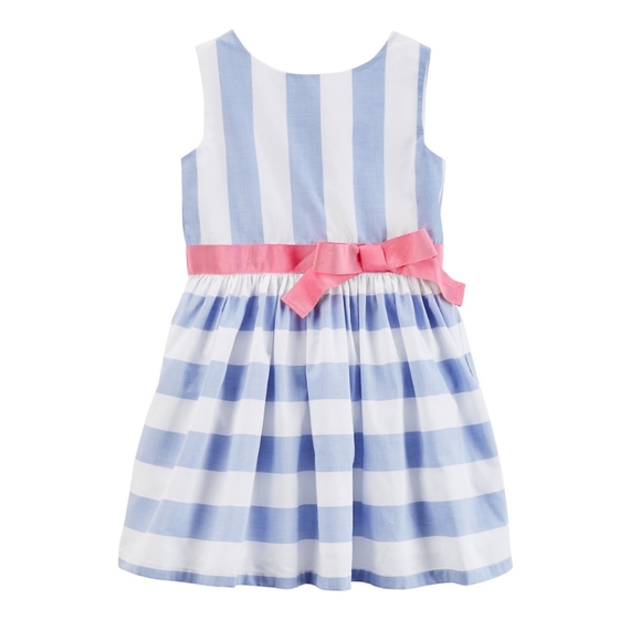 carters blue gingham dress Otter Avenue Toddler Girl Avenue Twirl Gingham Scalloped Dress 12M Purple